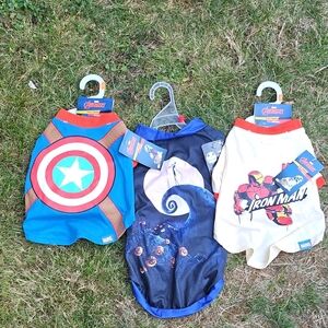 Marvel Superhero Kids Costume Trio - Blue, Black, Cream